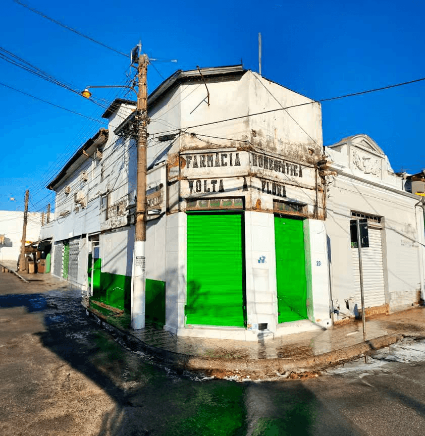 Fachada antiga da Volta à Flora